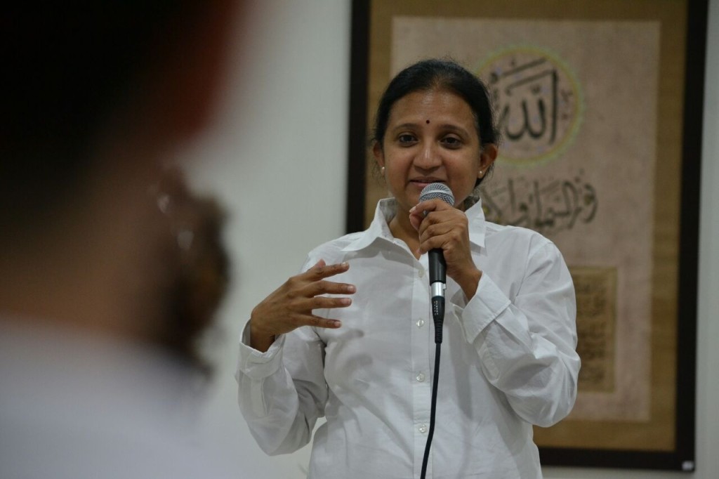 Talk by Madam Indra Ramamoorthy in Tasputra