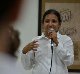 Talk by Madam Indra Ramamoorthy in Tasputra