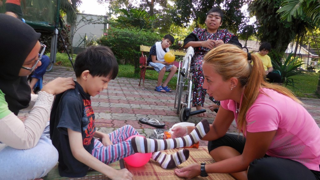 Children of Tasputra having outdoor activity on 26th Jan 2016.