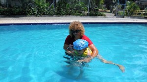 Aqua-therapy for Tasputra Perkim special needs children