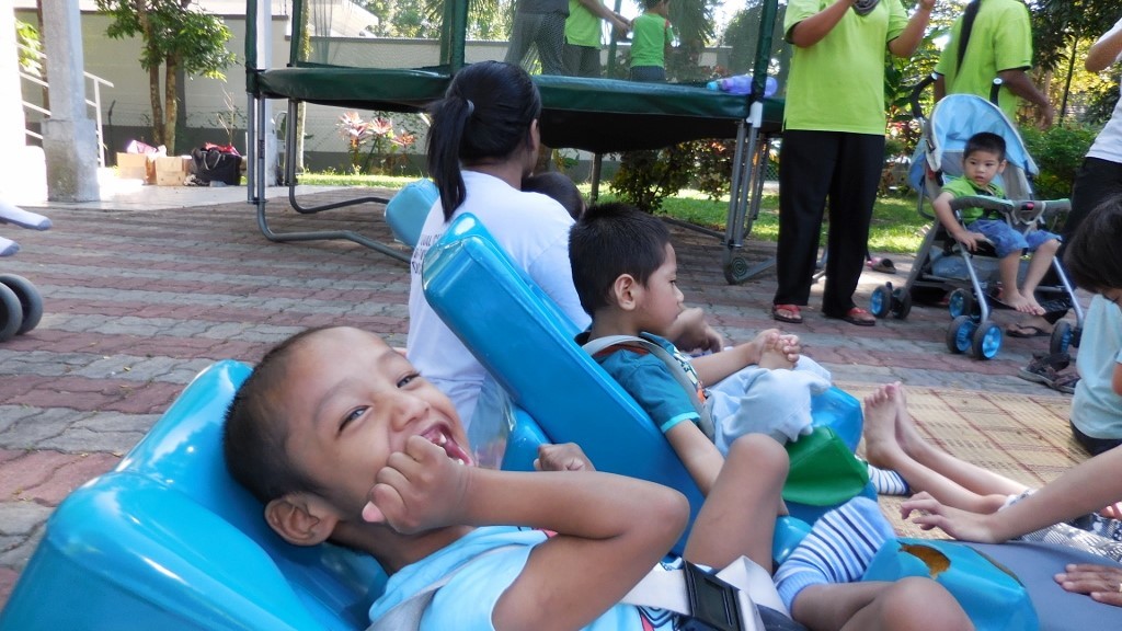 outdoor activity children with special needs, Tasputra centre Malaysia.