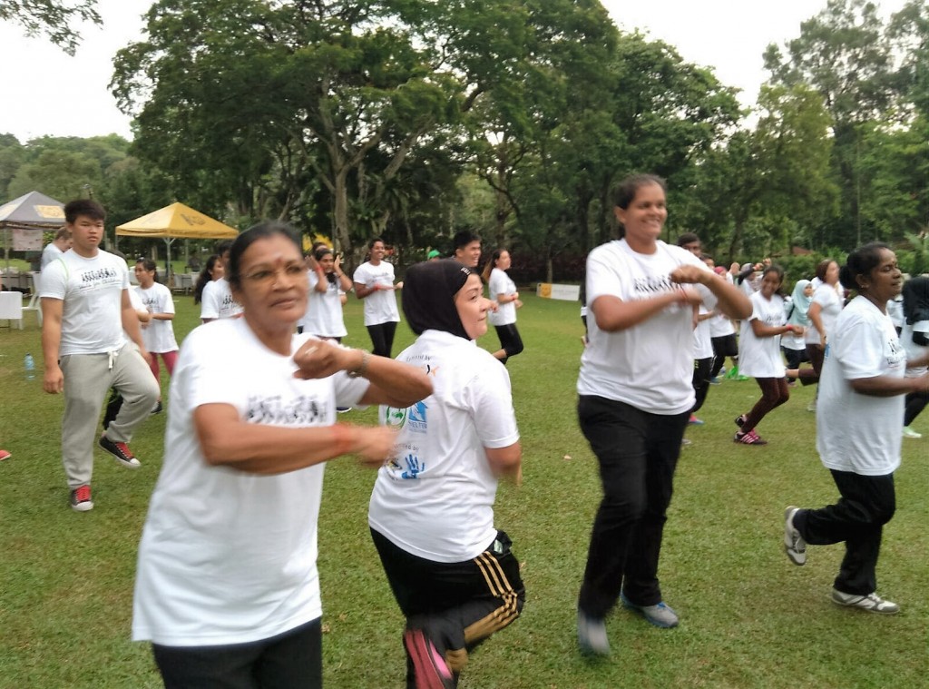 Tasputra Staff in Walk for Children charity event